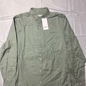 Goodfellow & Co Men's Button-Down Shirt - Sage Green